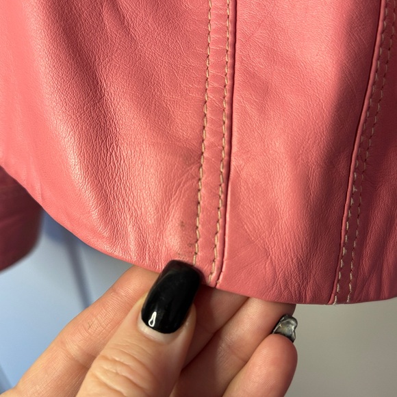 Dominique Leather Jacket – Size Small - Picture 7 of 8